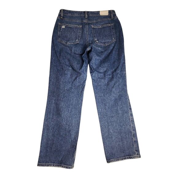 PAIGE Jeans Women's 27 Noella Relaxed Straight Leg Jeans Distressed Cropped - Picture 11 of 11